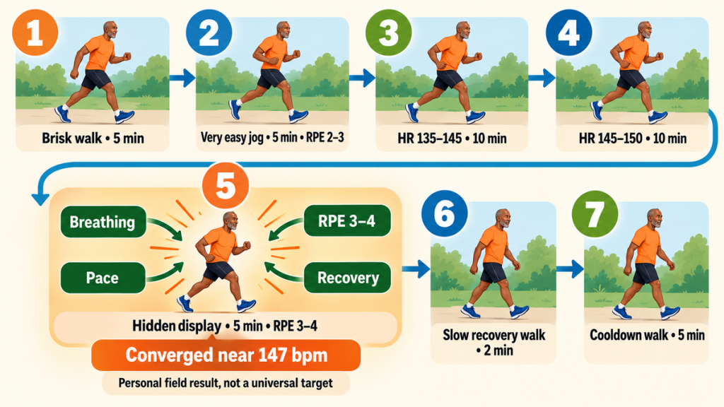 BlackToe field baseline combining heart rate, RPE, breathing and recovery